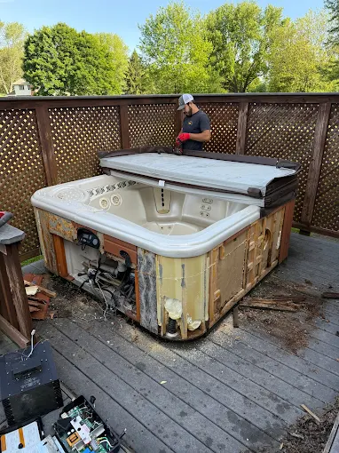hot tub removal cost